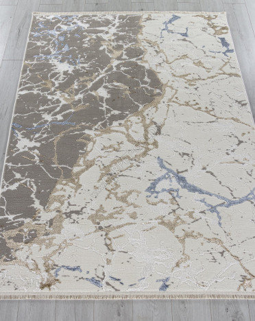 Ковер 27231A - GRY / NAVY - Прямоугольник - коллекция MOSSO