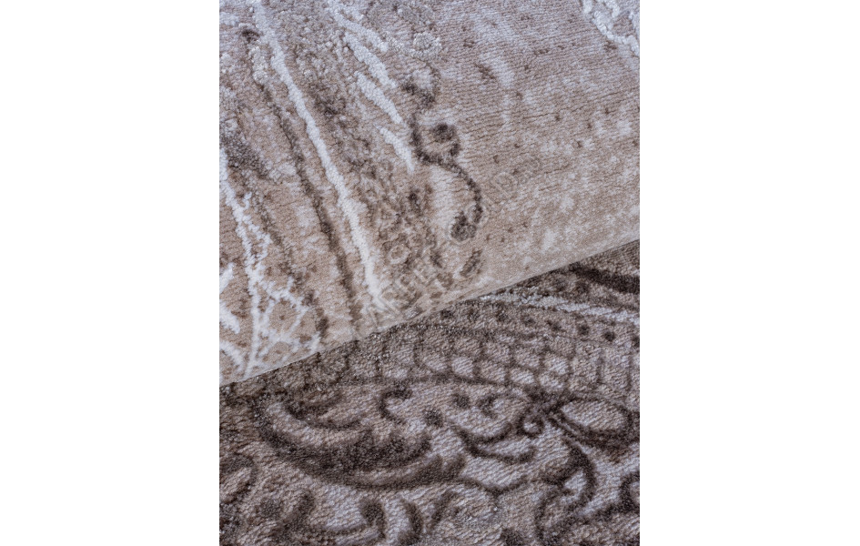 Ковер турецкий овальный 03707A BROWN - коллекция ARMINA