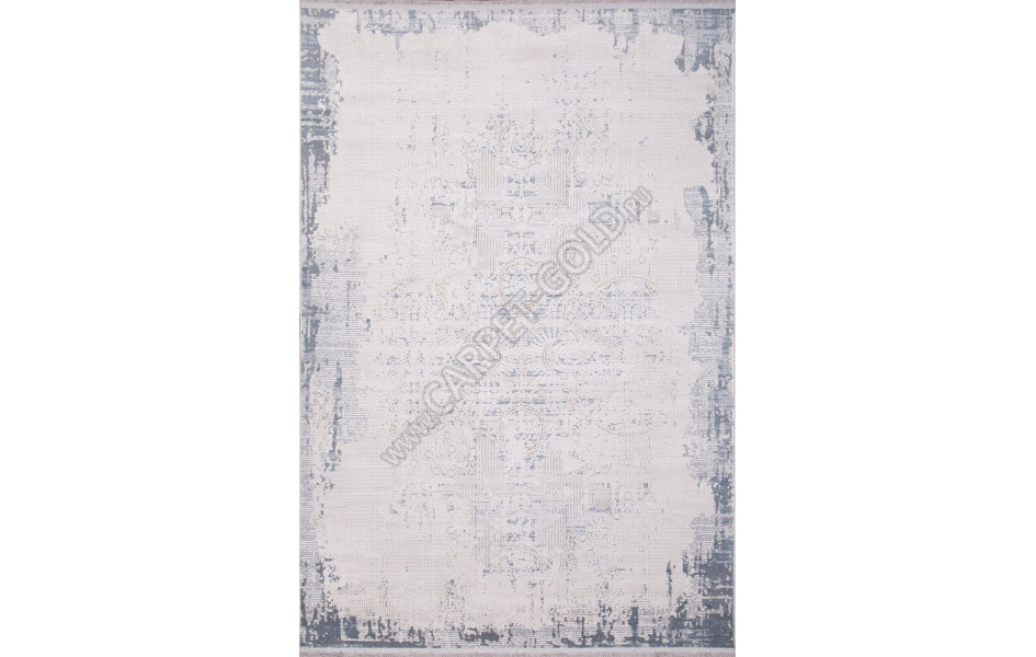 Ковер C545AG - L.GREY / BLUE - Прямоугольник - коллекция PERLA