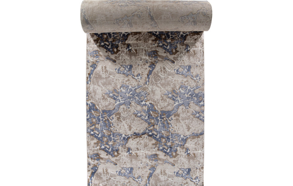 Ковер O1119 - 730 BEIGE / BLUE - Дорожка - коллекция SAMIRA